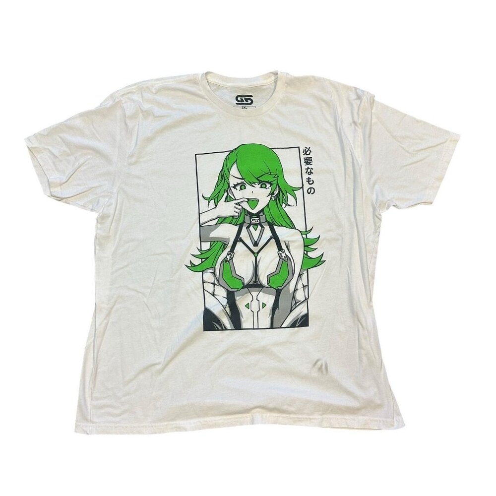 GAMERSUPPS WAIFU SHIRT - Green Cyber Waifu Sz 3XL